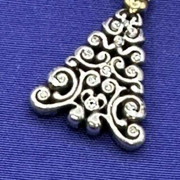 Brighton Christmas Theme Silver Plated Charm Bracelet & Earrings - Picture 14 of 16